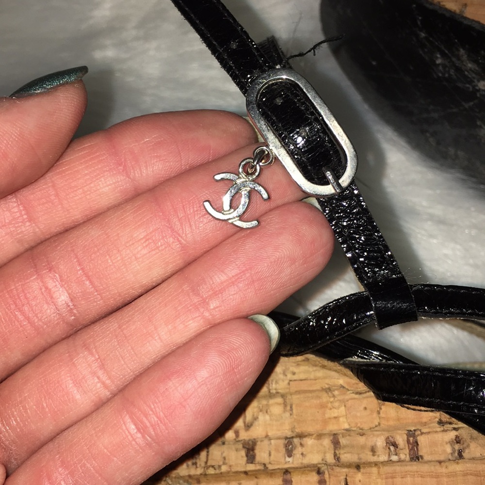 ❌ON CONSIGNMENT❌Chanel, 40, black wedges - Picture 4 of 6